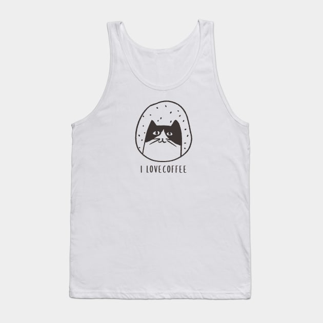 I love coffee Tank Top by AA